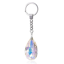 Load image into Gallery viewer, Rinhoo Shining Transparent Crystal Water Drop/Round Key Chain High Quality Fashion Jewelry Accessories Gift For Women
