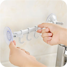 Load image into Gallery viewer, Wall Door Hook Wall Vacuum Rack Suction Cup 6 Hooks Towel Bathroom Kitchen Holder Sucker Hanger FPing